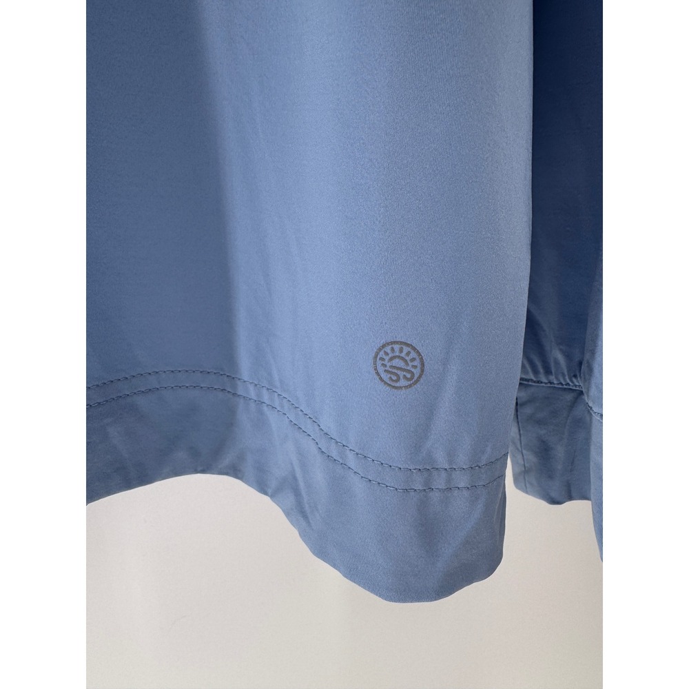 FootJoy Tempo Series Quarter Zip Pullover Mens L Blue Golf Performance Layer - Picture 5 of 10